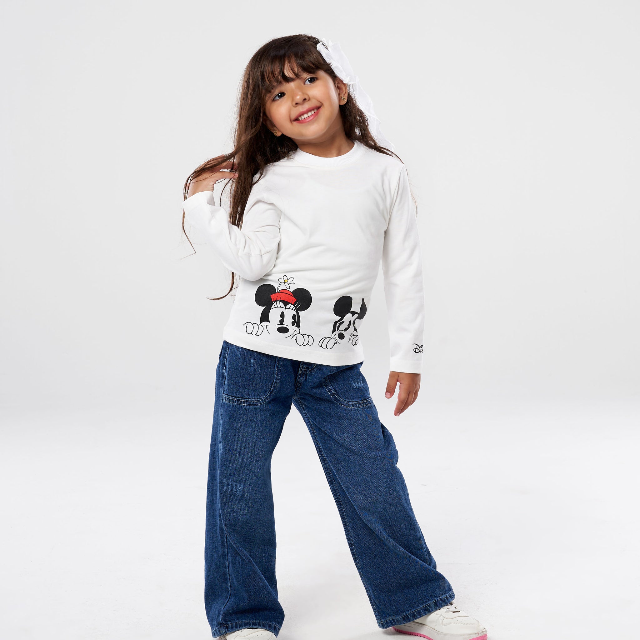 Girl's Minnie Long Sleeve T-Shirt