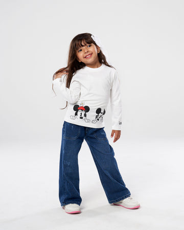 Girl's Minnie Long Sleeve T-Shirt