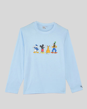 Mickey And Friends Lineup Long Sleeve T-Shirt