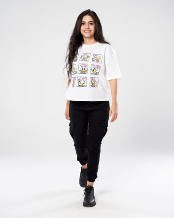 Women's Daisy Duck Oversized T-Shirt