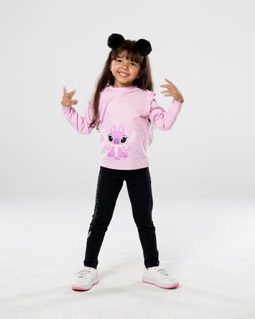 Girl's Stitch Long Sleeve T-Shirt