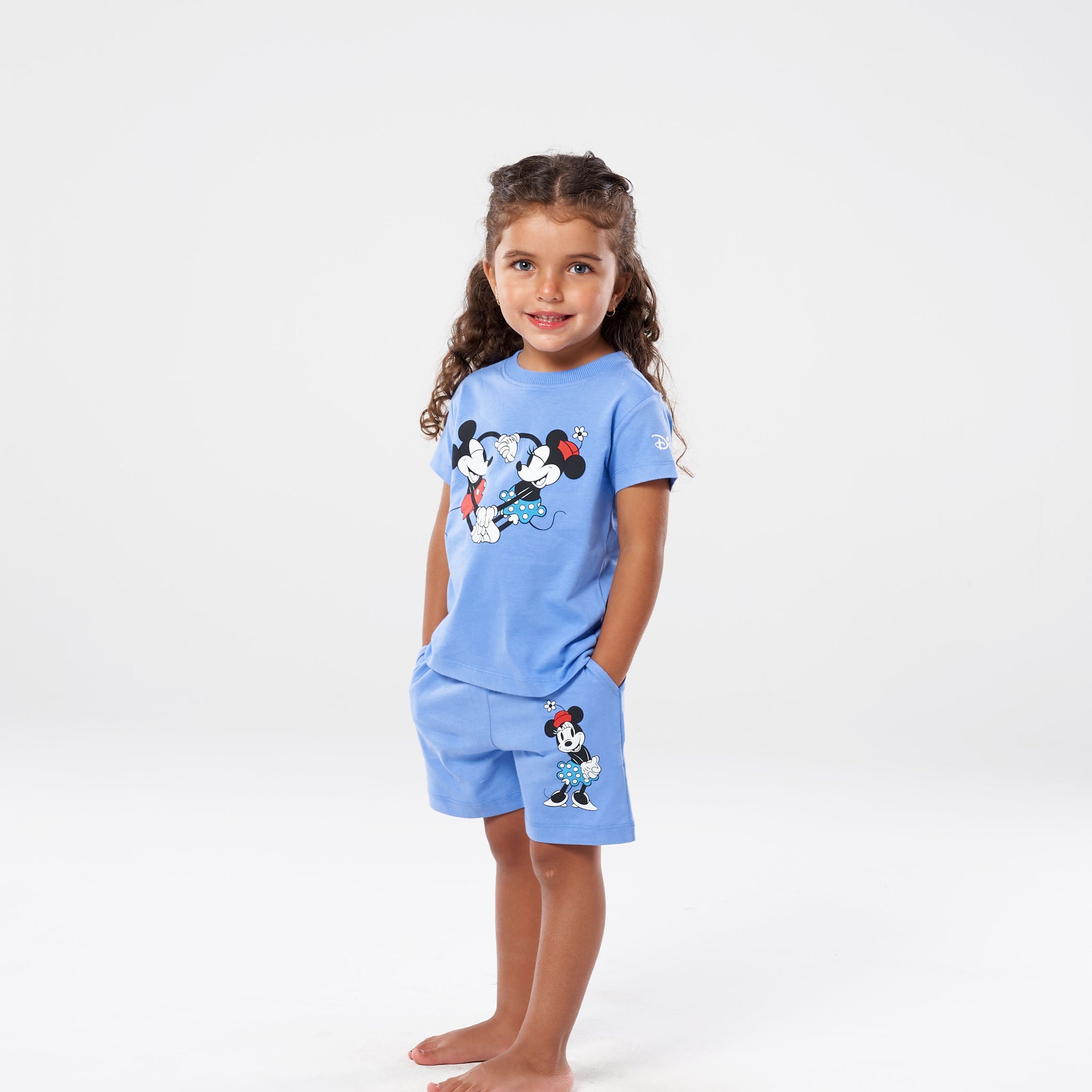 Girl's Mickey and Minnie Pajamas