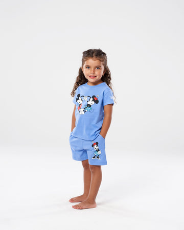 Girl's Mickey and Minnie Pajamas