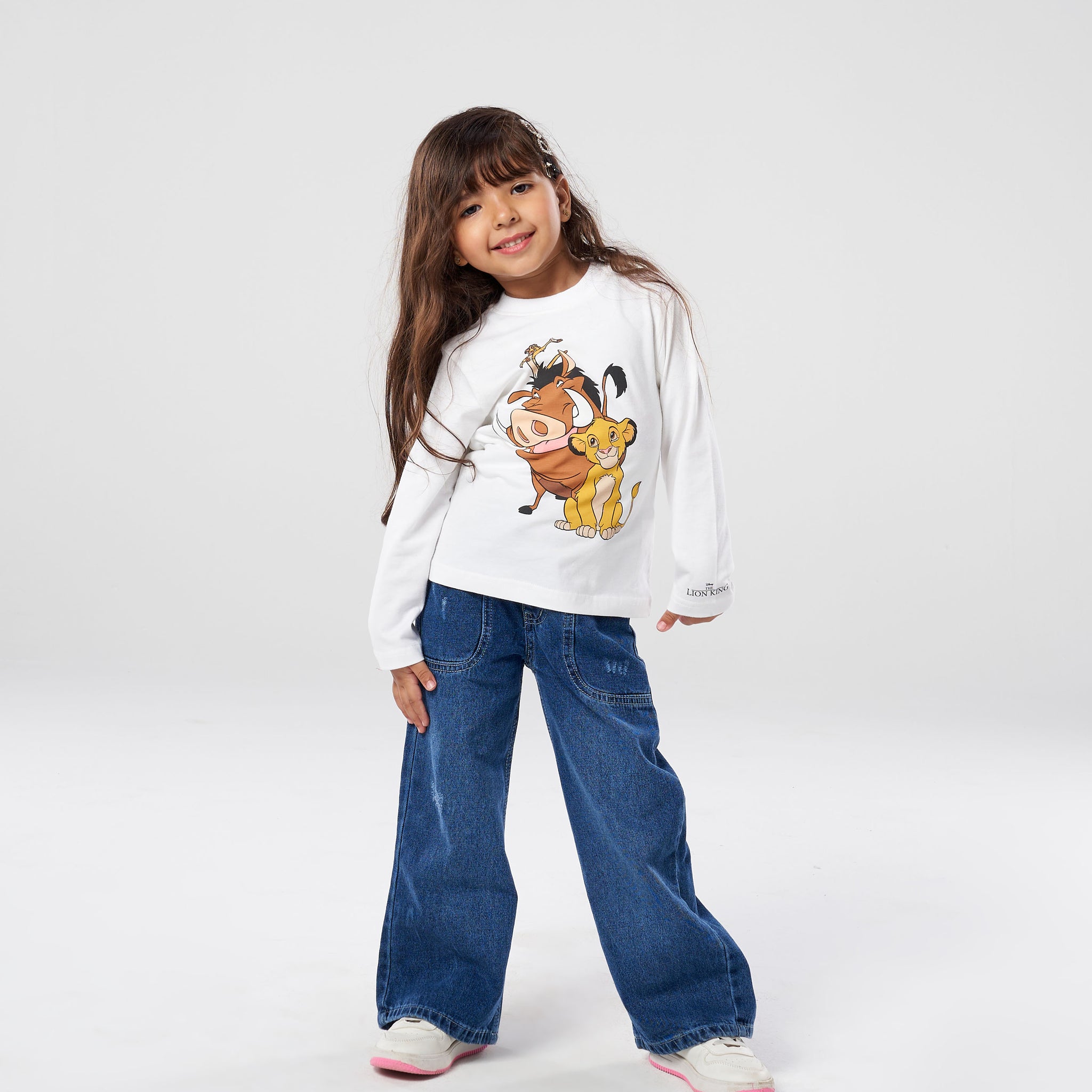 Girl's Lion King Long Sleeve T-Shirt