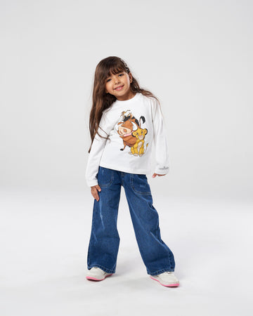 Girl's Lion King Long Sleeve T-Shirt