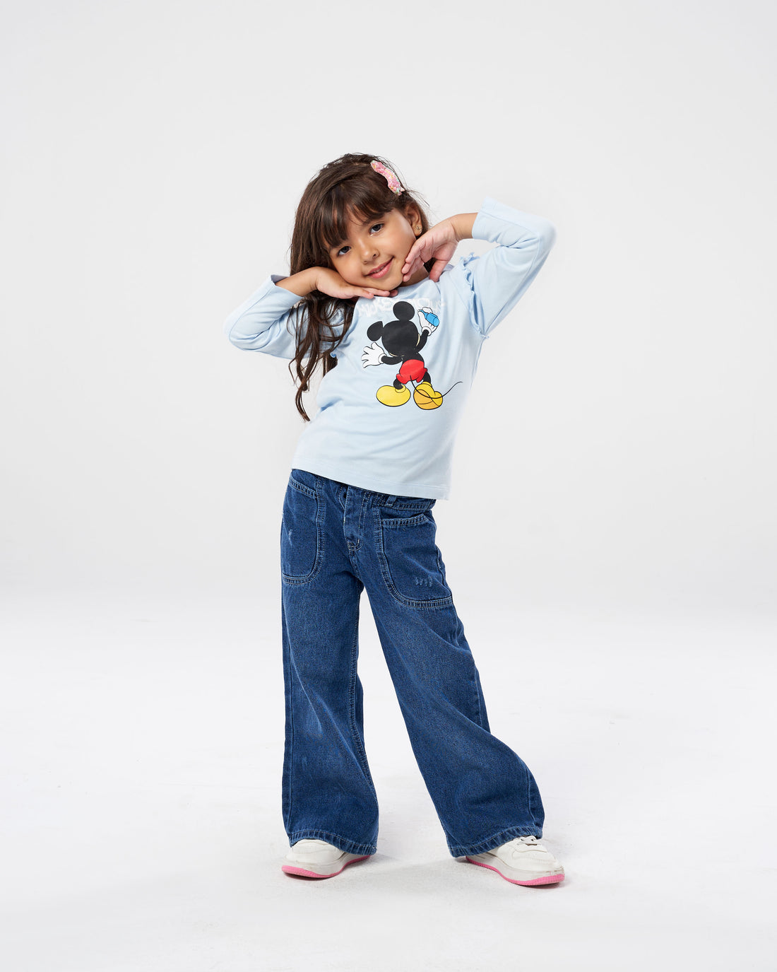 Mickey And Friends Frilled Long Sleeve T-Shirt