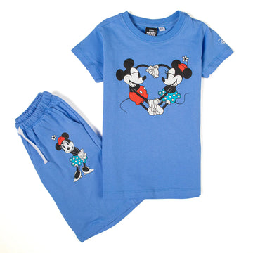 Girl's Mickey and Minnie Pajamas