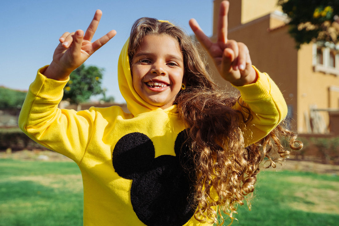 Mickey Embroidered Hoodie