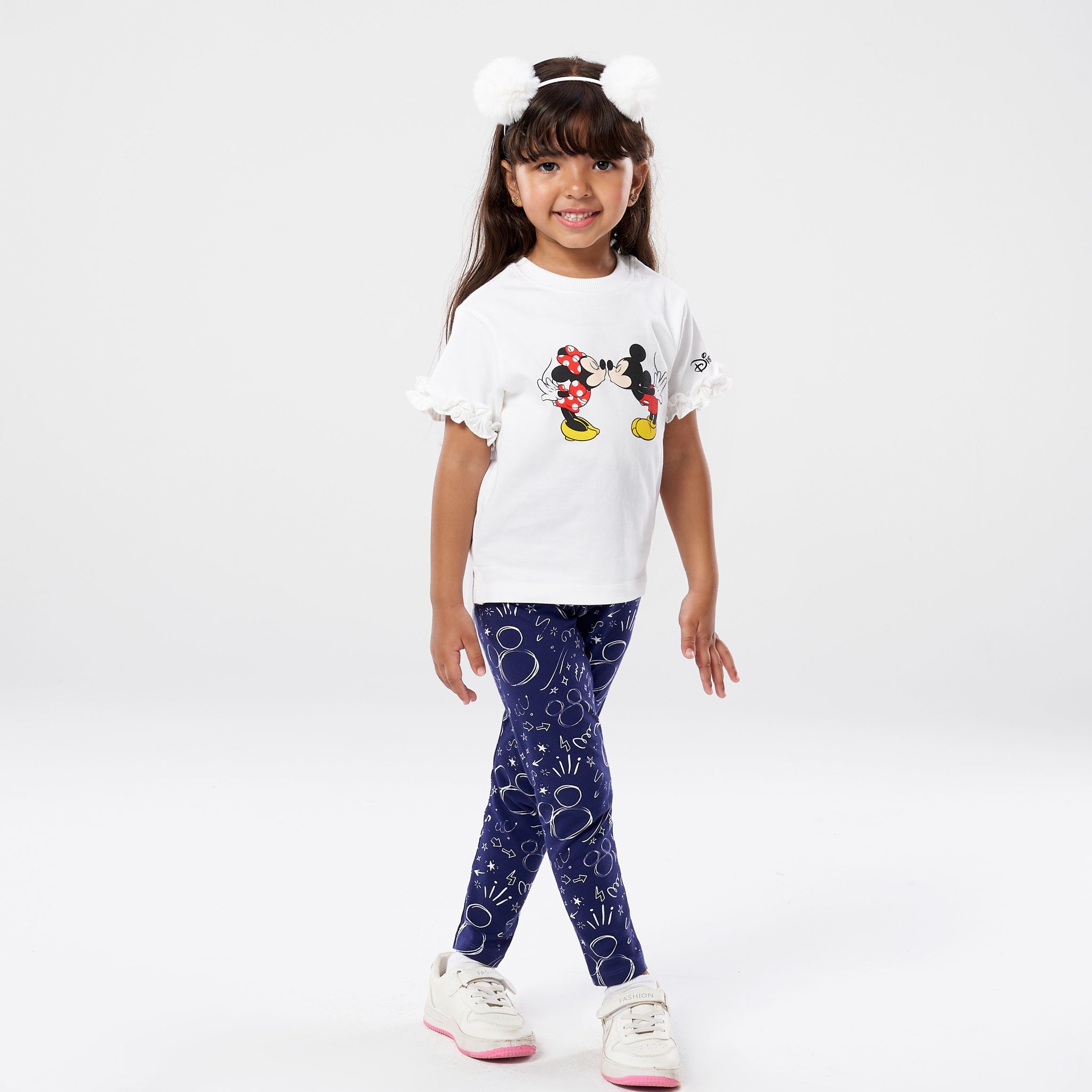 Girl's Mickey And Friends Leggings