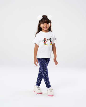 Girl's Mickey And Friends Leggings