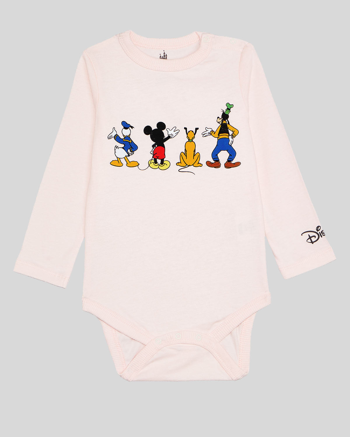 Toddler's Mickey And Friends Long Sleeve Onesie